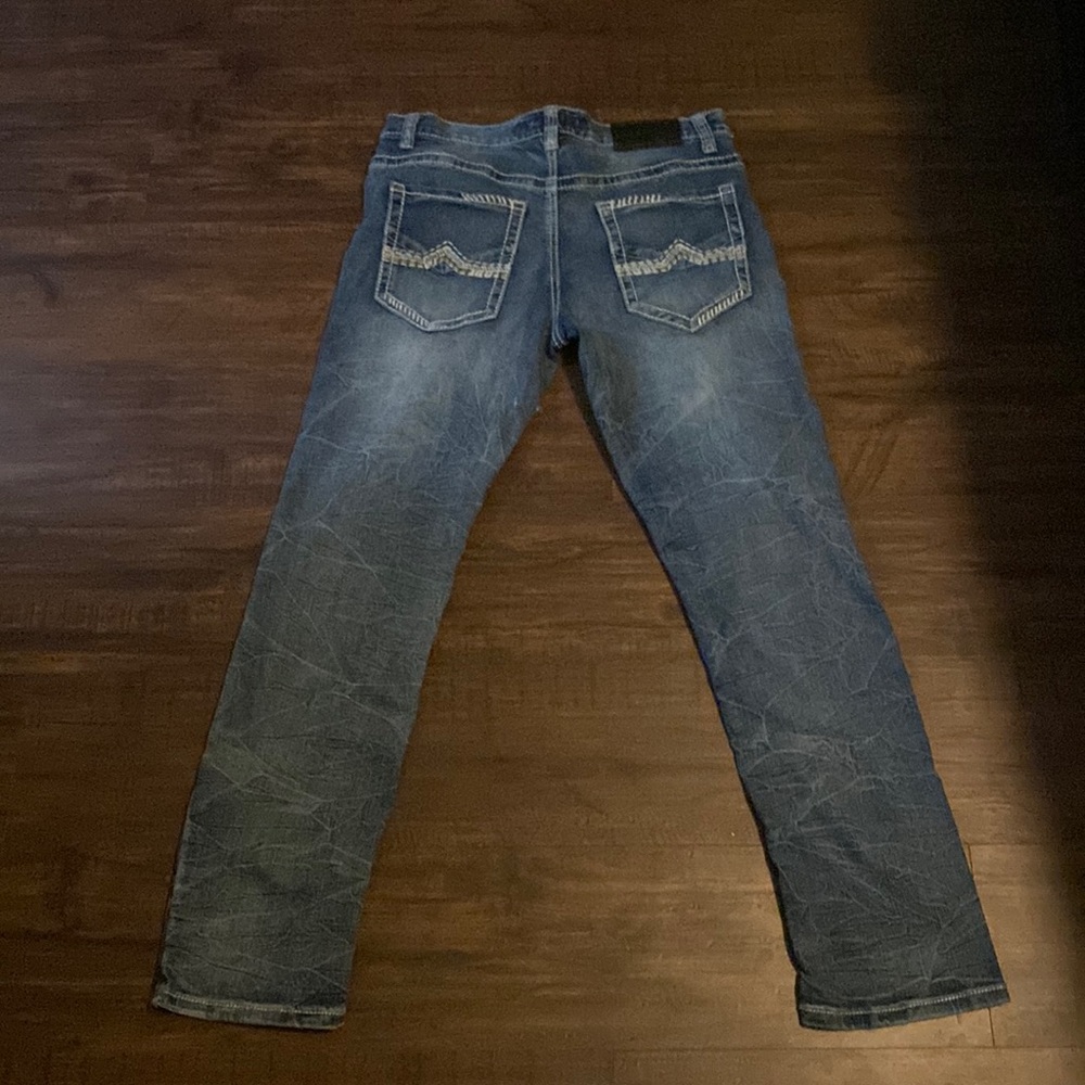 Lightning blue true luck cowboy pants